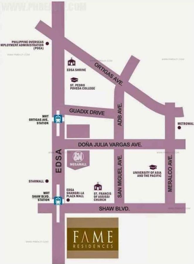 One Bedroom Condo Unit Fame Residences Manila Eksteriør bilde